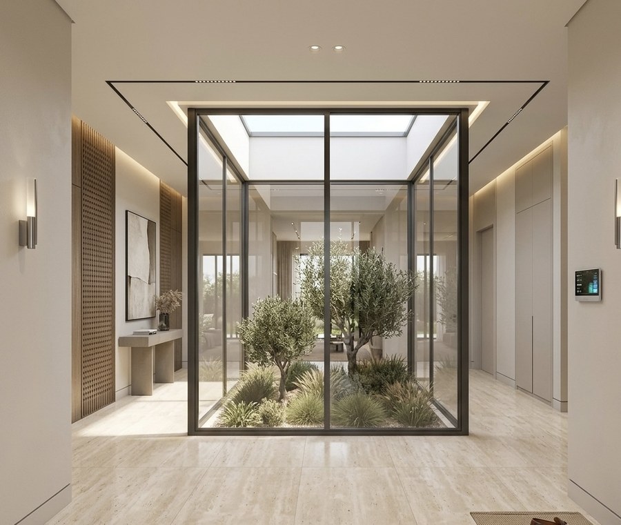 İç mimarlık görselleştirme, giriş holü